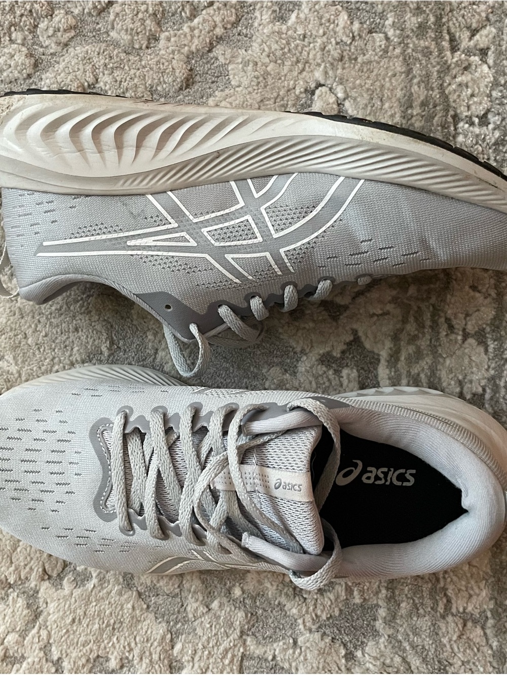 Women’s ASICS Grey Gel Excite Running Sneaker 9